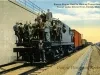 Postcard - Electric Engine Used for Hauling Trains through Tunnel under Detroit River, Detroit