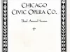 Program - Chicago Civic Opera Company