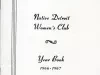 Yearbook - Native Detroit Women's Club
Year Book, 1966-1967