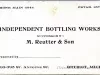 Card, Business - Independent Bottling Works