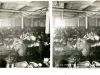 Stereograph - Partial View Of Employees' Dining, Hudson Motor Car Co, Detroit, USA