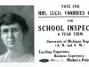 Card, Political - Vote for 
Mrs. Lucia Voorhees Grimes