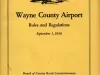 Booklet - Wayne County Airport Rules and Regulations