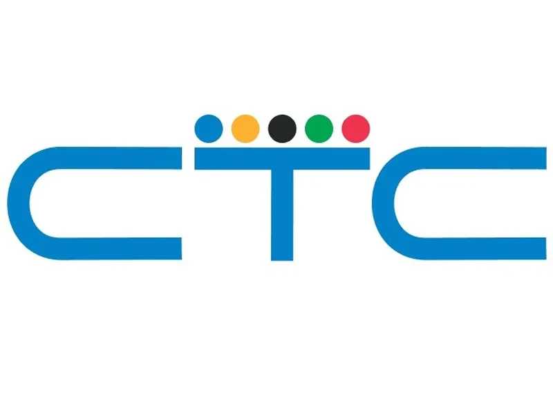 CTC logo in blue with colored dots above the 'T'.